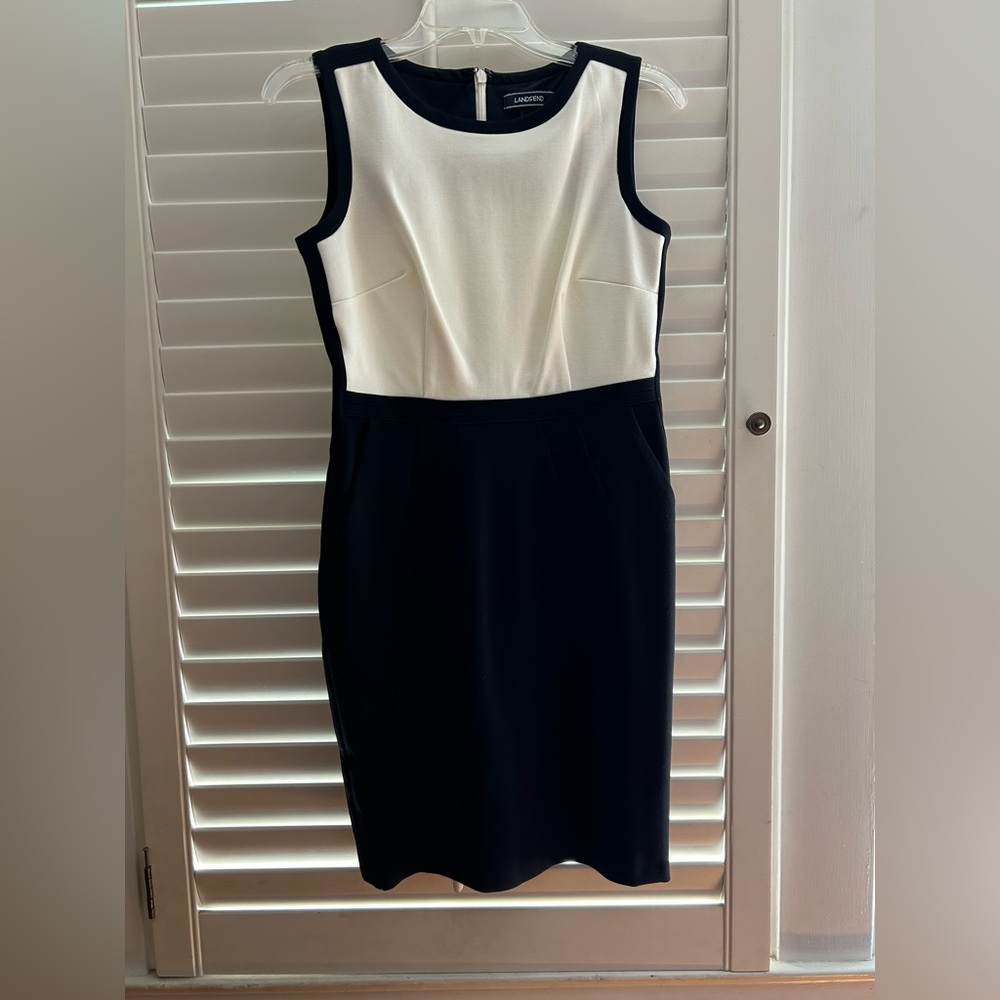 Land’s End Colorblock Shift Dress